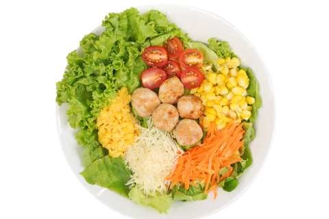 Slim Meatball Salad